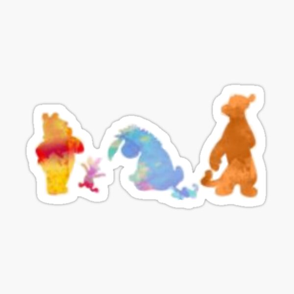 friends silhouette Sticker