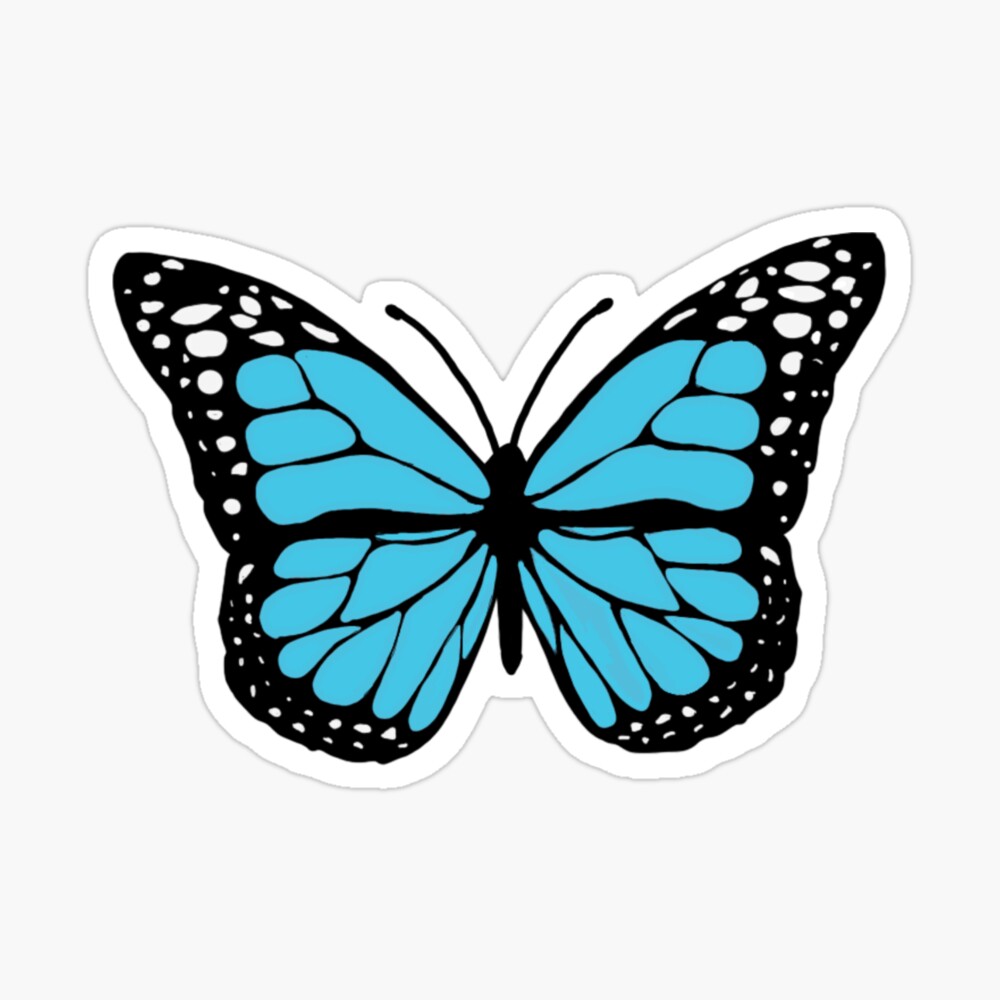 Free blue butterflies  Butterfly printable, Butterfly images