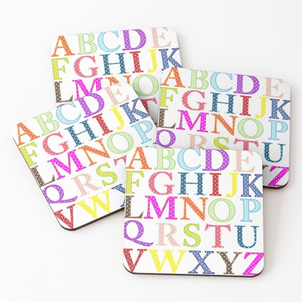 Item preview, Colorful Alphabet Letter designed and sold by cabgodfrey.