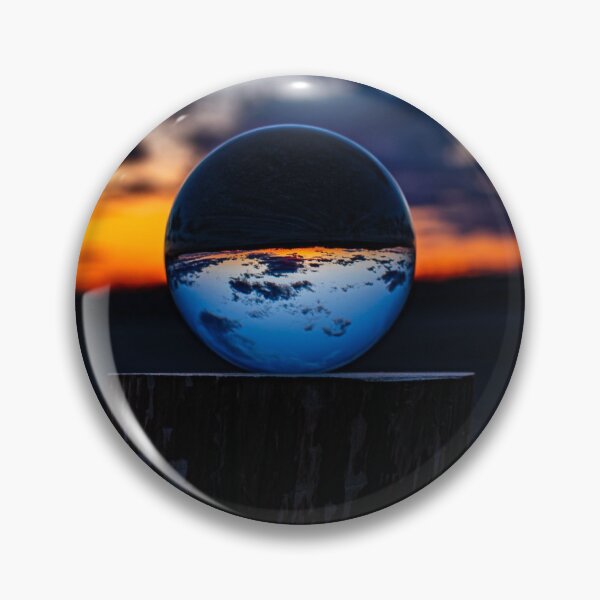 Item preview, Cloudy Michigan sunset within lensball designed and sold by Joshua Satterlee.