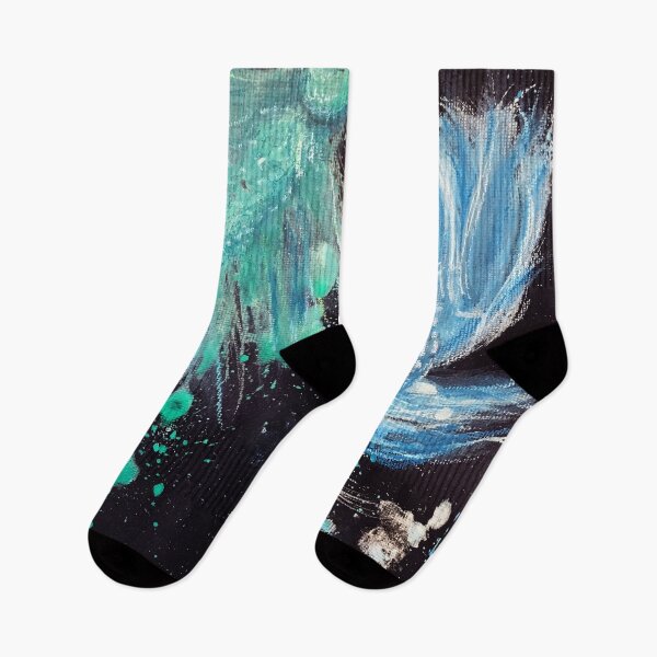 Item preview, Splendens Splatter in Blue and Green designed and sold by PaintedPuffer.