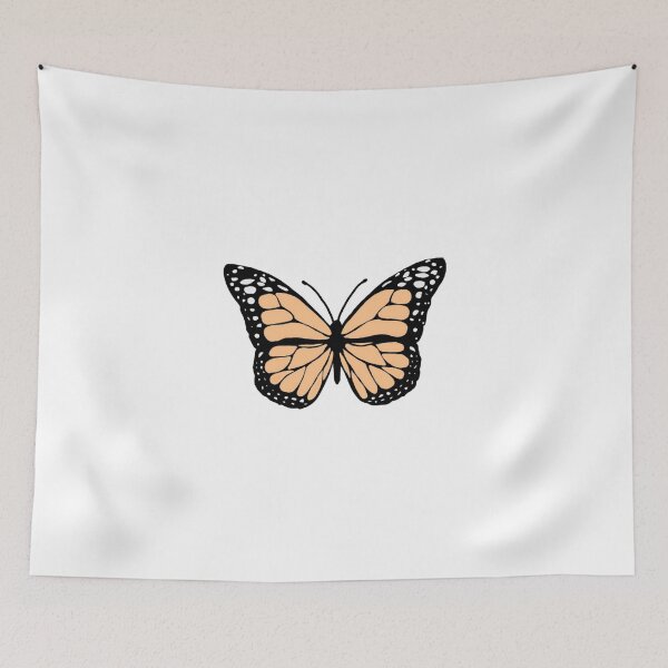 Item preview, creamsicle orange butterfly designed and sold by sydwallach.