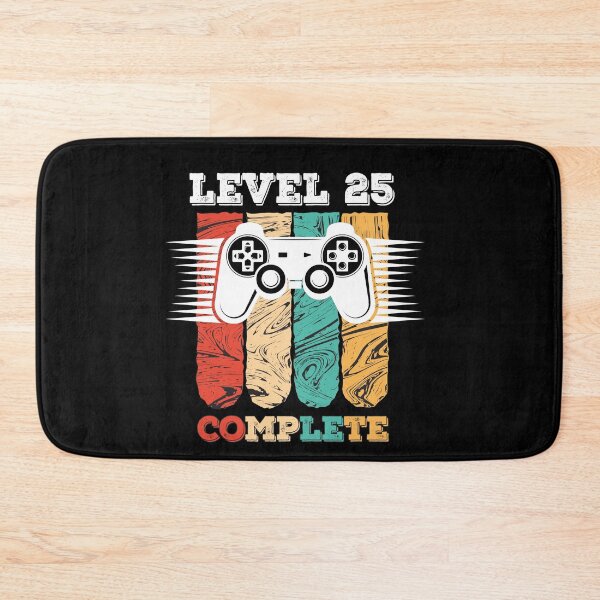 Item preview, Level 25 Complete 25th Birthday - Celebrate 25th Wedding Gift Video Gamer designed and sold by graphicmeyou.