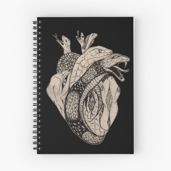Item preview, snake heart designed and sold by sincerelillyme.