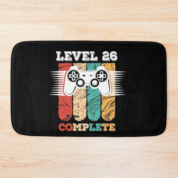 Item preview, Level 26 Complete 26th Birthday - Celebrate 26th Wedding Gift Video Gamer designed and sold by graphicmeyou.