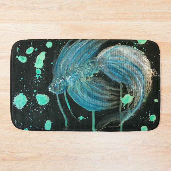 Item preview, Green Splatter Betta designed and sold by PaintedPuffer.