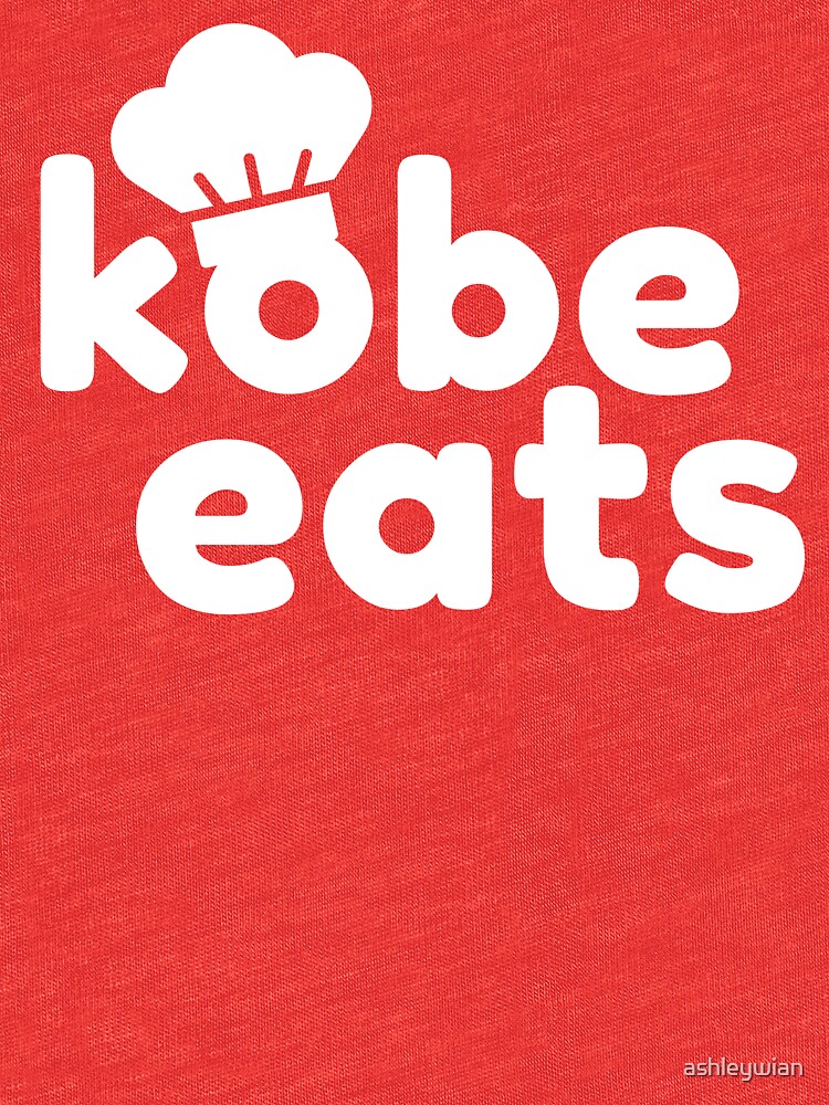 Thumbnail 6 of 6, Tri-blend T-Shirt, Kobe Eats - White designed and sold by ashleywian.