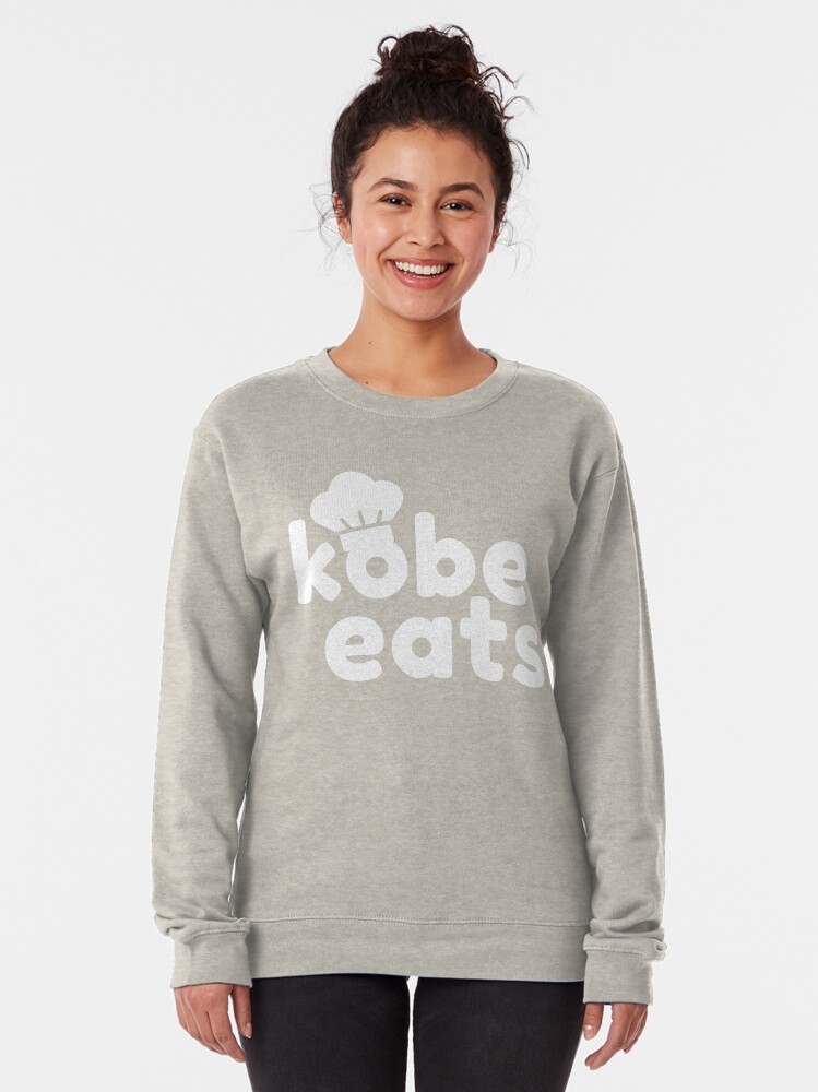 Alternate view of Kobe Eats - White Pullover Sweatshirt