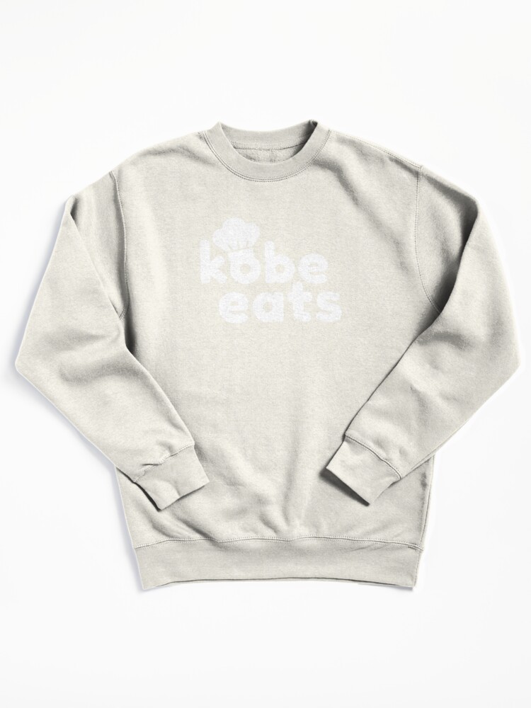 Pullover Sweatshirt, Kobe Eats - White  designed and sold by ashleywian