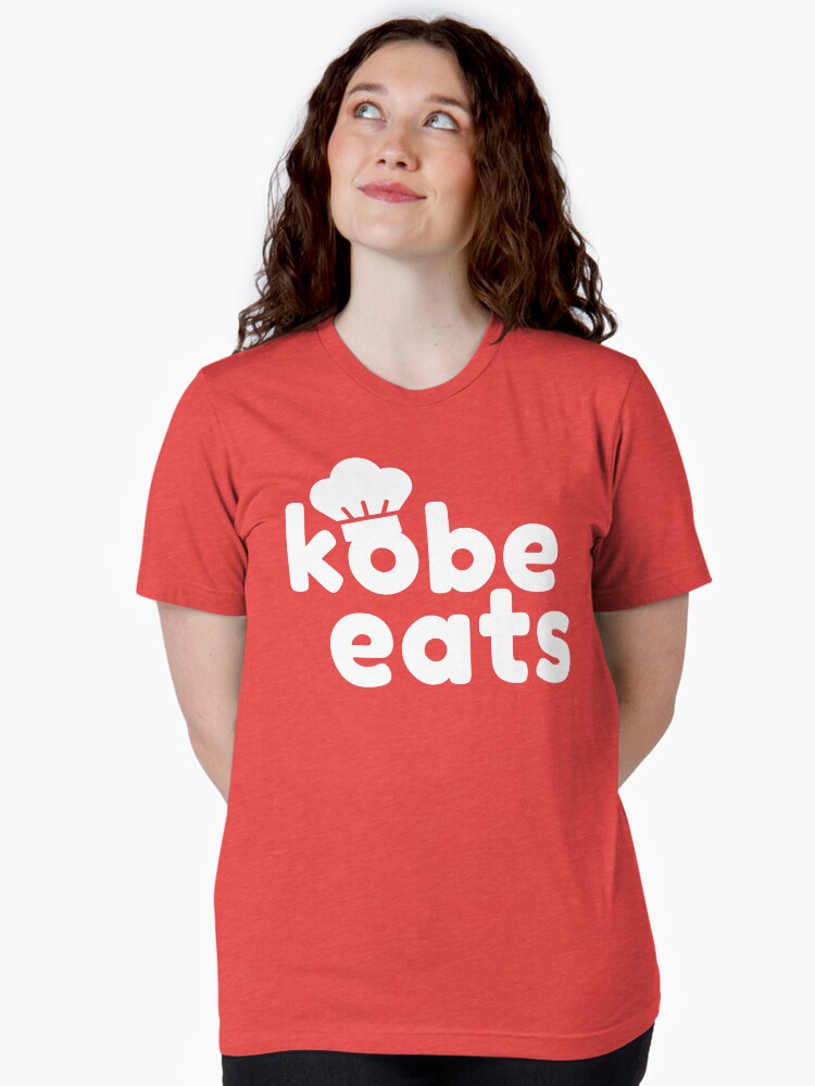 Thumbnail 2 of 7, Tri-blend T-Shirt, Kobe Eats - White designed and sold by ashleywian.