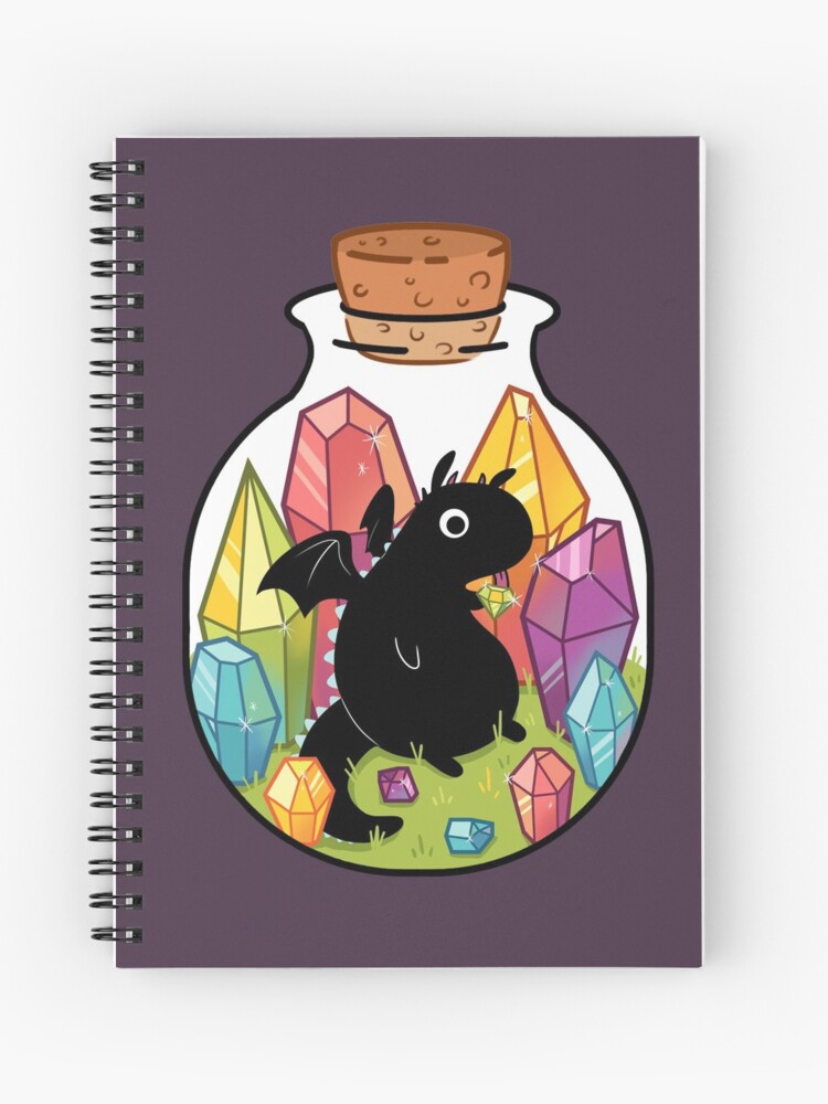 Thumbnail 1 of 3, Journal, Dragon in a Bottle designed and sold by katiecrumpton.