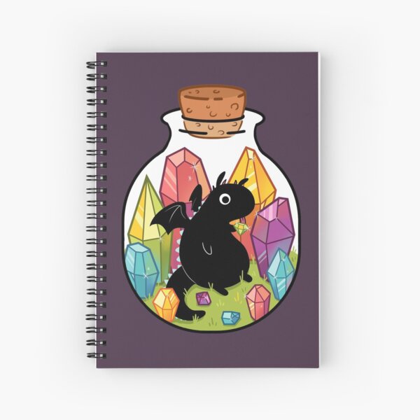 Dragon in a Bottle Spiral Notebook