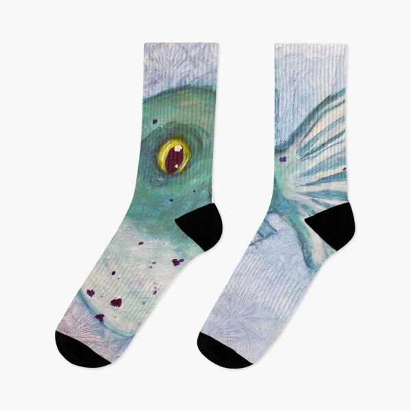 Item preview, Friendly Fugu (Green) designed and sold by PaintedPuffer.