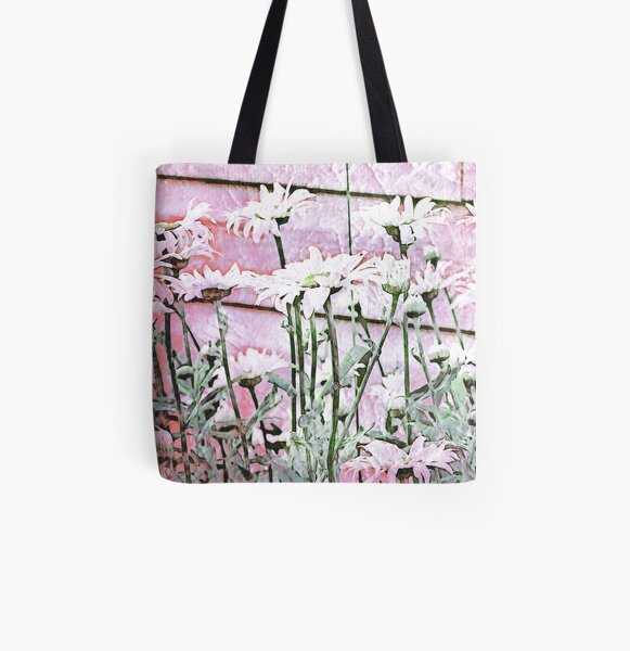 For The Love of Daisies All Over Print Tote Bag
