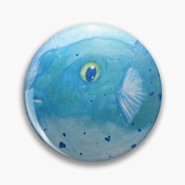 Item preview, Friendly Fugu (Blue) designed and sold by PaintedPuffer.
