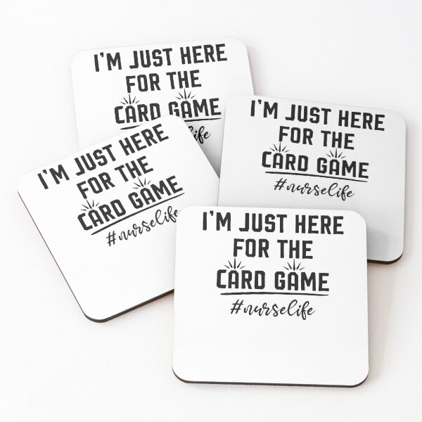 Item preview, Nurse t shirt, Im just here for the card game, Nurse Student, Gift for Nurse, Student Nurse Gift , Nurse Tee  designed and sold by Noussairox.