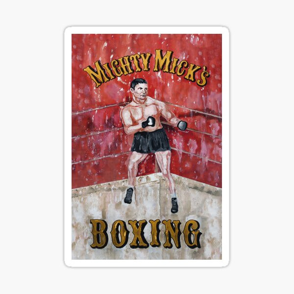 Mighty Mick's Boxing Sign (récréation) Sticker