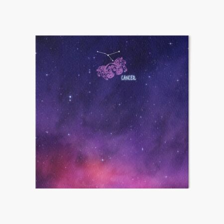 Item preview, Zodiac Cancer constellation, Star, Galaxy, Nebula, Rainbow designed and sold by GalleryArtField.