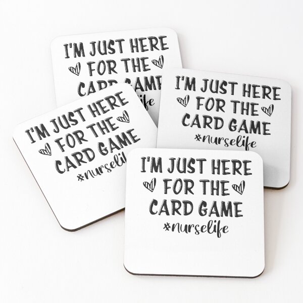 Item preview, Nurse t shirt, Im just here for the card game, Nurse Student, Gift for Nurse, Student Nurse Gift , Nurse Tee  designed and sold by Noussairox.