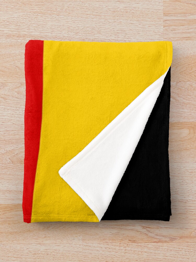 "German Flag Throw Blanket Warm Winter Blanket with Flag of Germany