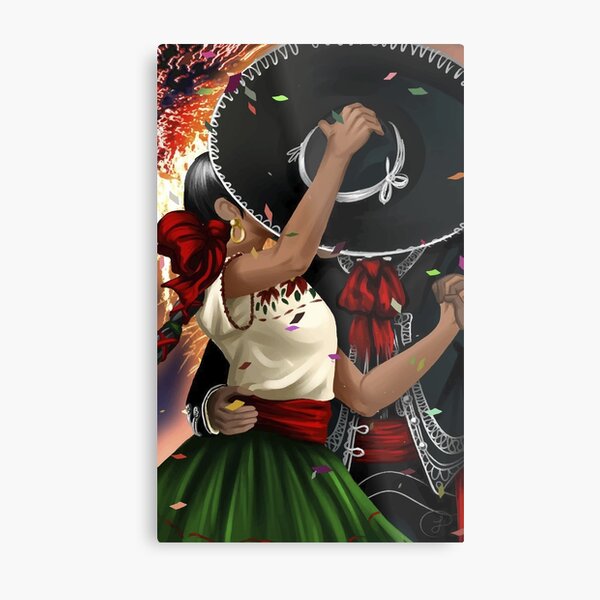 Mexican love Metal Print