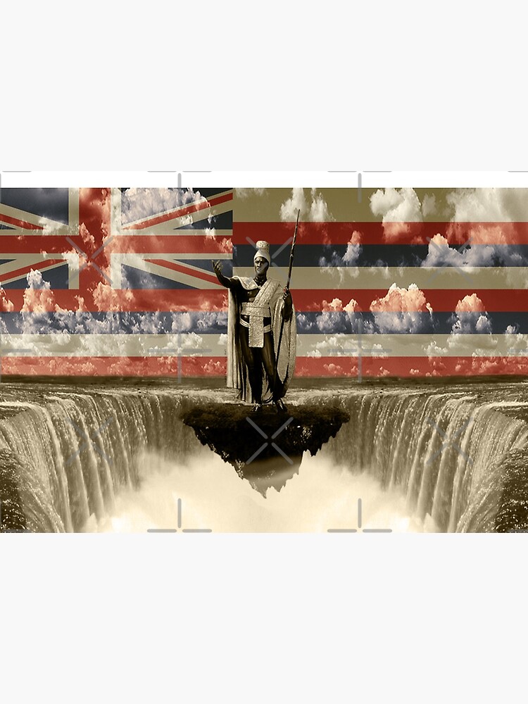 King Kamehameha The Lonely One (Hawai'i Flag) by Hawaii Nei All Day by HawaiiNeiAllDay