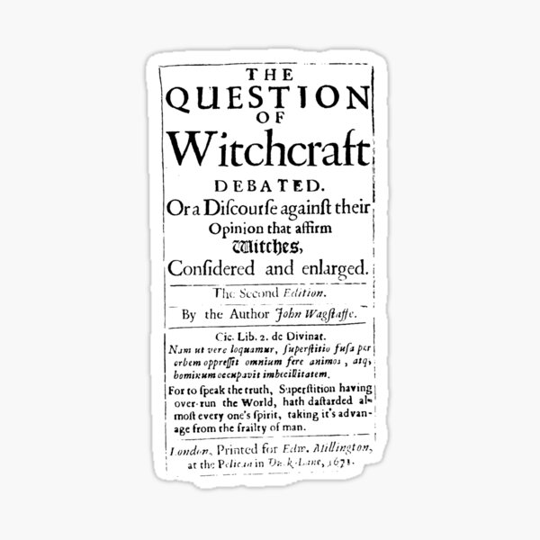 Item preview, The Question of Witchcraft designed and sold by Fairytale of DC.