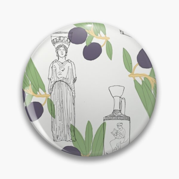 Item preview, Greek statue and pots designed and sold by eannegarn.