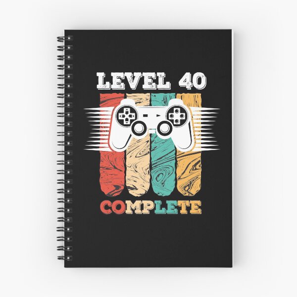 Item preview, Level 40 Complete 40th Birthday - Celebrate 40th Wedding Gift Video Gamer designed and sold by graphicmeyou.