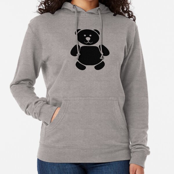 black teddy bear sweater