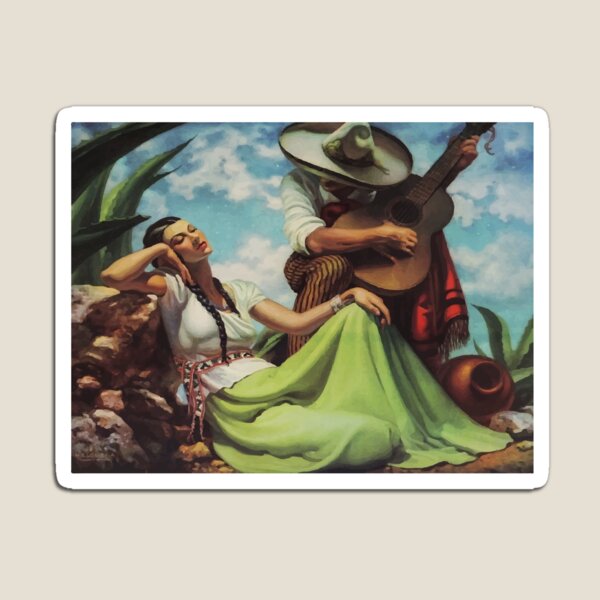 Mexico vintage folk love