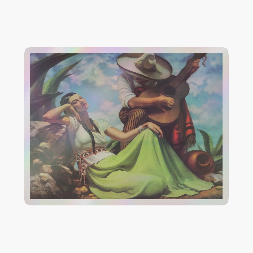 Mexico vintage folk love