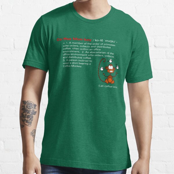 Coffee Monkey - Definition Essential T-Shirt