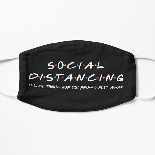 social distancing Masque sans plis