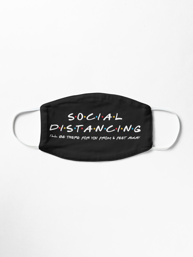 Alternate view of social distancing Mask