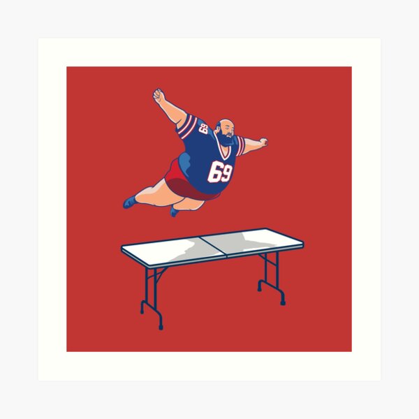 Bills Mafia Buffalo Bills Superfan table dive Design Art Print for Sale  by Stayfrostybro