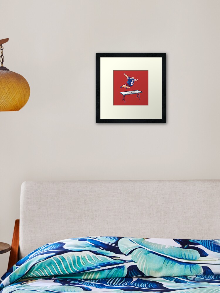 Bills Mafia Buffalo Bills Superfan table dive Design | Art Board Print