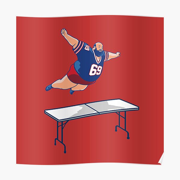 Bills Mafia Buffalo Bills Superfan table dive Design Poster for Sale by  Stayfrostybro