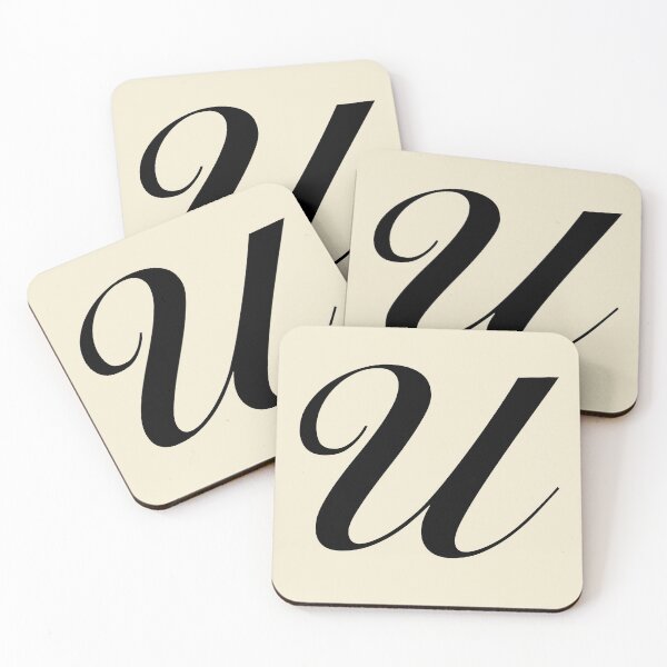 Item preview, Monogram Initial Letter U designed and sold by Lartheviking.