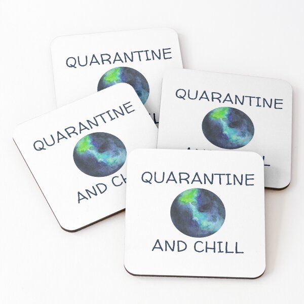 Item preview, Quarantine Galaxy Planet Space Stars Earth Cosmic Aliens Stay Home Virus Cute Funny Pandemic Cute Gift Sarcastic Happy Inspirational Motivational Birthday Present designed and sold by EpsilonEridani.