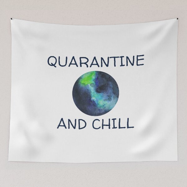 Item preview, Quarantine Galaxy Planet Space Stars Earth Cosmic Aliens Stay Home Virus Cute Funny Pandemic Cute Gift Sarcastic Happy Inspirational Motivational Birthday Present designed and sold by EpsilonEridani.