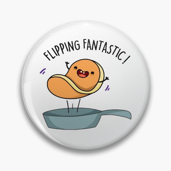 Item preview, Flipping Fantastic Funny Pancake Puns  designed and sold by punnybone.