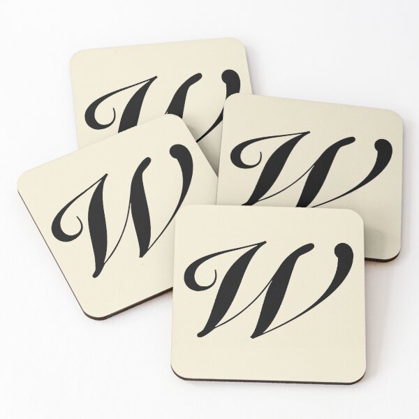 Item preview, Monogram Initial Letter W designed and sold by Lartheviking.