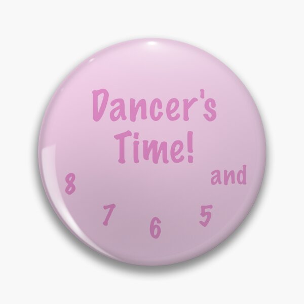Item preview, Pink Dancers Time Clock designed and sold by cabgodfrey.