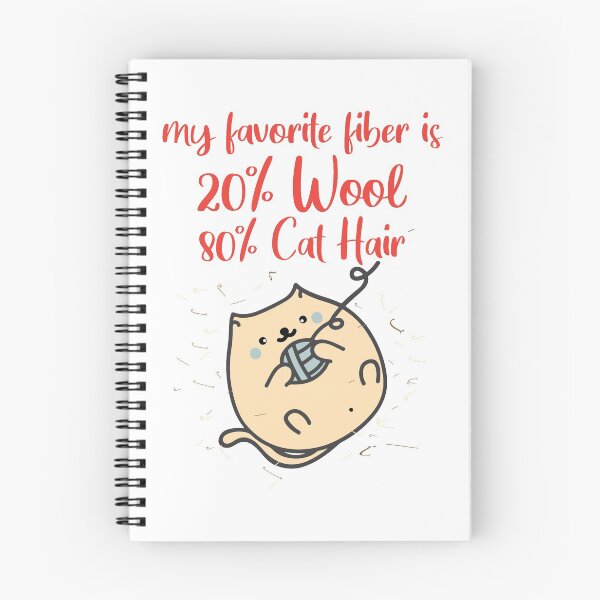 Item preview, My favorite fiber 20% Wool 80% Cat Hair designed and sold by DSeller.