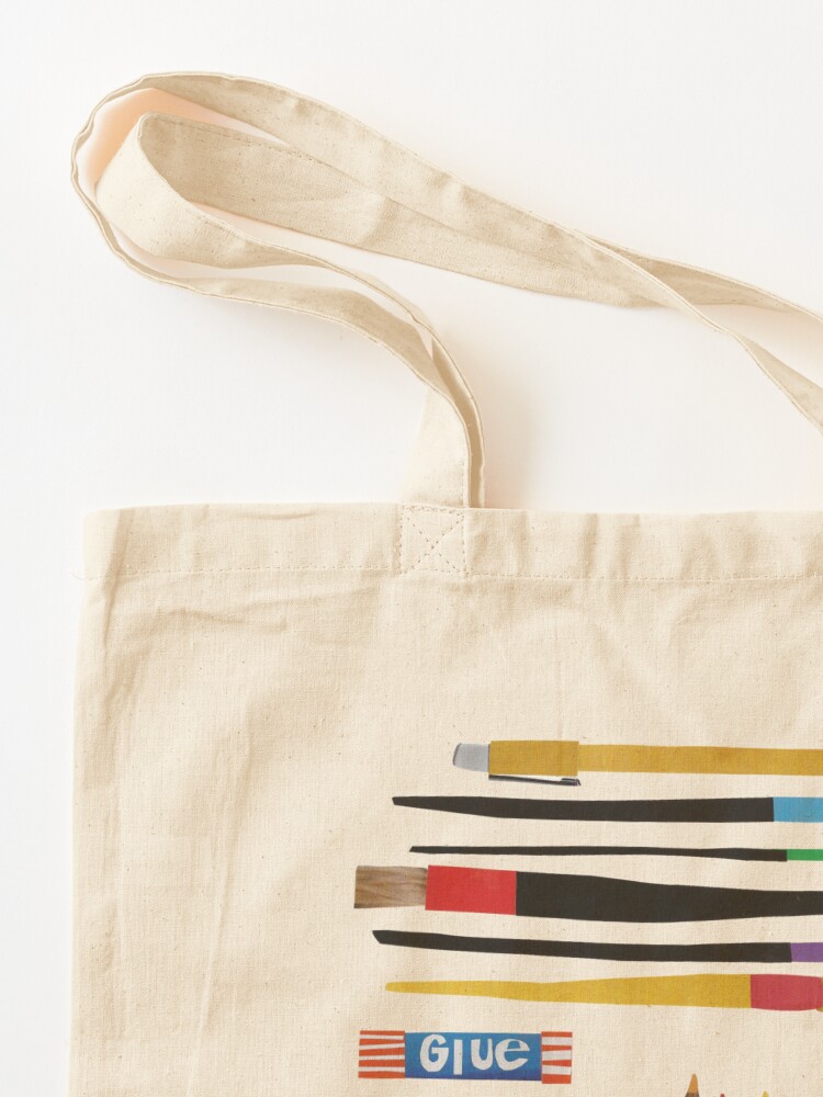 Art Supplies Collage Tote Bag for Sale by jenbucheli