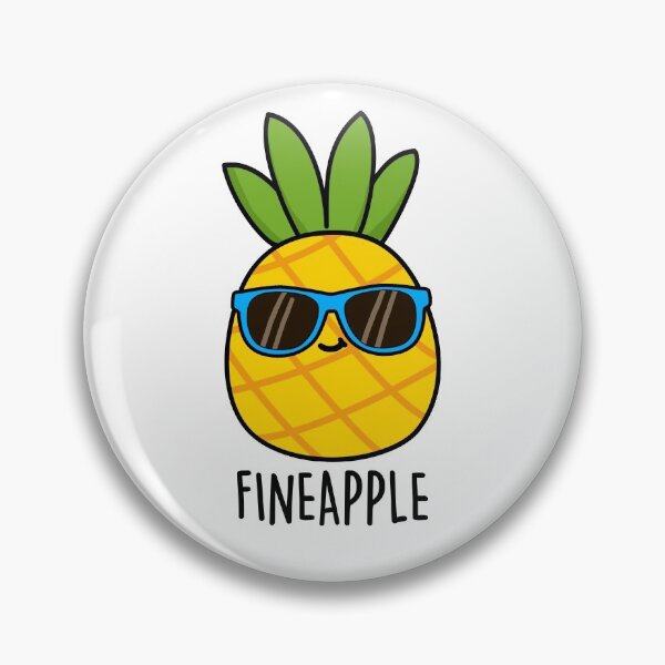 Item preview, Fineapple Funny Cool Pineapple Puns  designed and sold by punnybone.