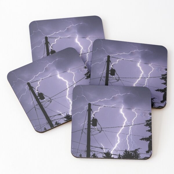 Item preview, Lightning Storm Electric Power Grid designed and sold by LucentJourneys.