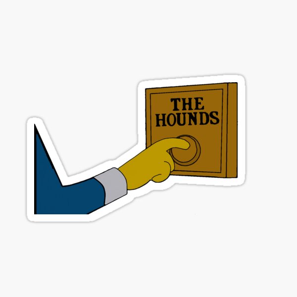 Release the Hounds Sticker
