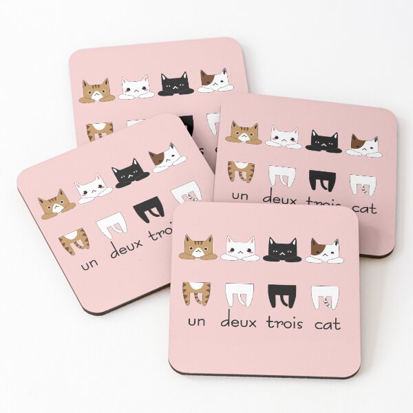 Item preview, Un Deux Trois Cat Shirt designed and sold by khaled11591.